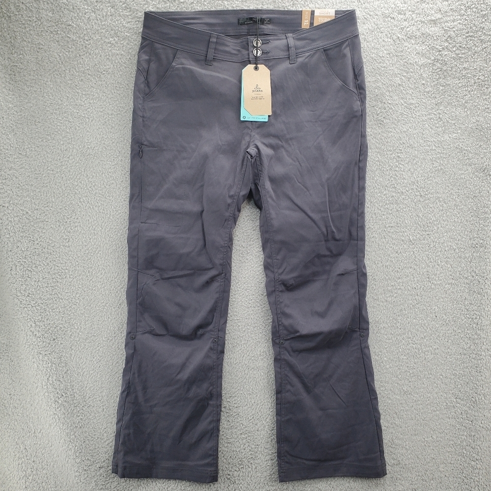 Prana Halle Pants Women's Charcoal Gray NWT Hiking Outdoors